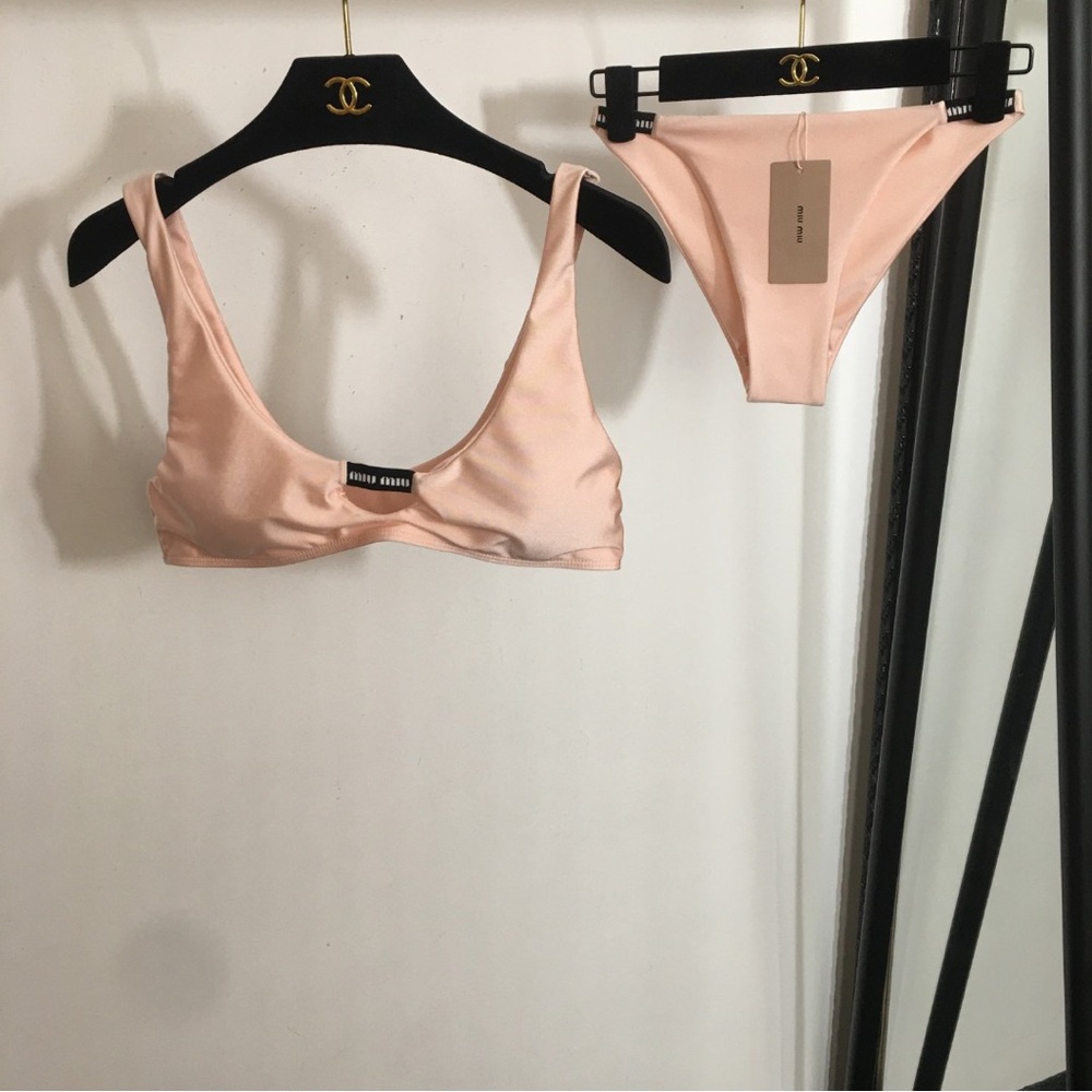 Miu Miu Soft Pink Bikini Set